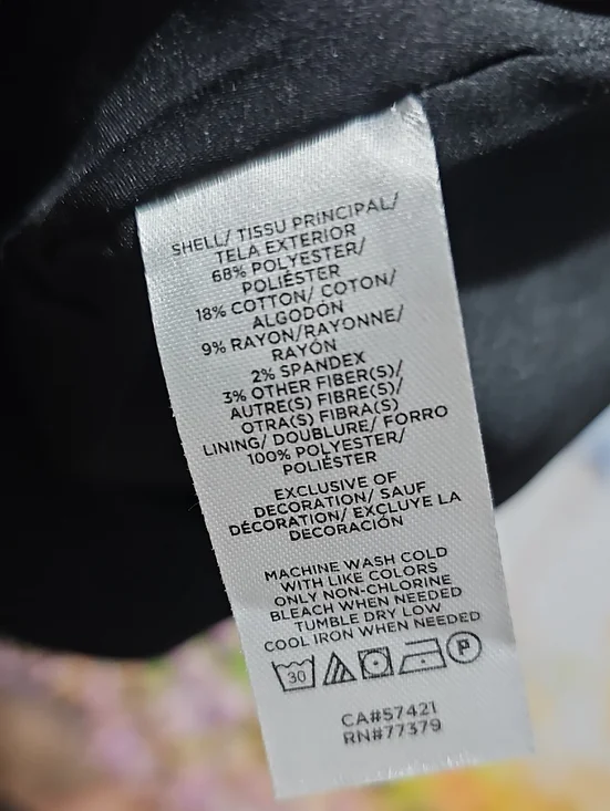 Ann Taylor Black and Gray Textured Tweed Pencil Skirt SP Small Petite New - Picture 6 of 8